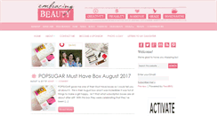 Desktop Screenshot of embracingbeauty.com